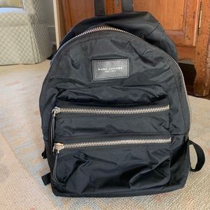 black backpack